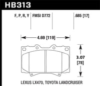 Hawk Performance Hawk HPS Street Brake Pads