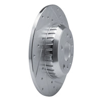 R1 Concepts R1 20-22 Jaguar E-Pace Rear Right Drilled & Slotted Silver Brake Rotor