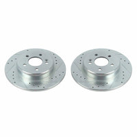 PowerStop Power Stop 17-18 Mercedes-Benz C300 Rear Evolution Drilled & Slotted Rotors - Pair