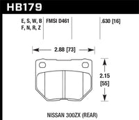 Hawk Performance Hawk 06-07 WRX DTC-30 Rear Race Pads
