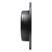 R1 Concepts R1 04-10 Chevrolet Epica (USA/Canada) Rear Left Drilled & Slotted Black Brake Rotor