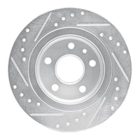R1 Concepts R1 11-22 Buick Encore Rear Right Drilled & Slotted Silver Brake Rotor