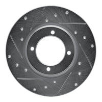R1 Concepts R1 74-84 Ford COURIER (USA/Canada) Front Left Drilled & Slotted Silver Brake Rotor