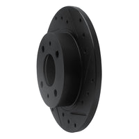 R1 Concepts R1 86-06 Nissan TSURU (Mexico) Front Right Drilled & Slotted Black Brake Rotor