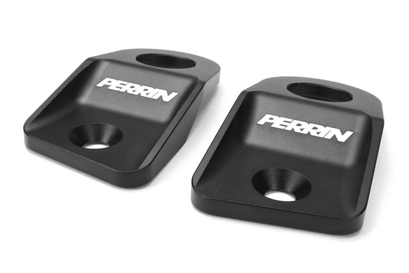 Perrin Performance PERRIN 15-21 Subaru WRX/STI / 13-17 Crosstrek / 12-16 Impreza Upper Radiator Bracket Set - Black