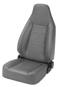 Bestop 76-86 Jeep Cj7 Front Trailmax II Sport Seat (All Vinyl Charcoal/Gray)