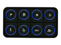 AEM EV 8 Button Keypad CAN Based Programmable Backlighting