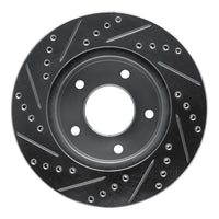 R1 Concepts R1 75-79 Ford LTD Right Rear Drilled & Slotted Silver Brake Rotor