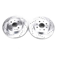 PowerStop Power Stop 03-05 Kia Rio Front Evolution Drilled & Slotted Rotors - Pair