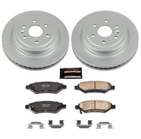 PowerStop Power Stop 10-16 Cadillac SRX Rear Z17 Evolution Geomet Coated Brake Kit