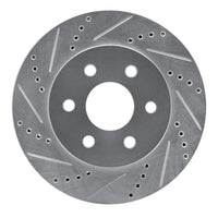 R1 Concepts R1 98-99 Cadillac DEVILLE Front Left Drilled & Slotted Silver Brake Rotor