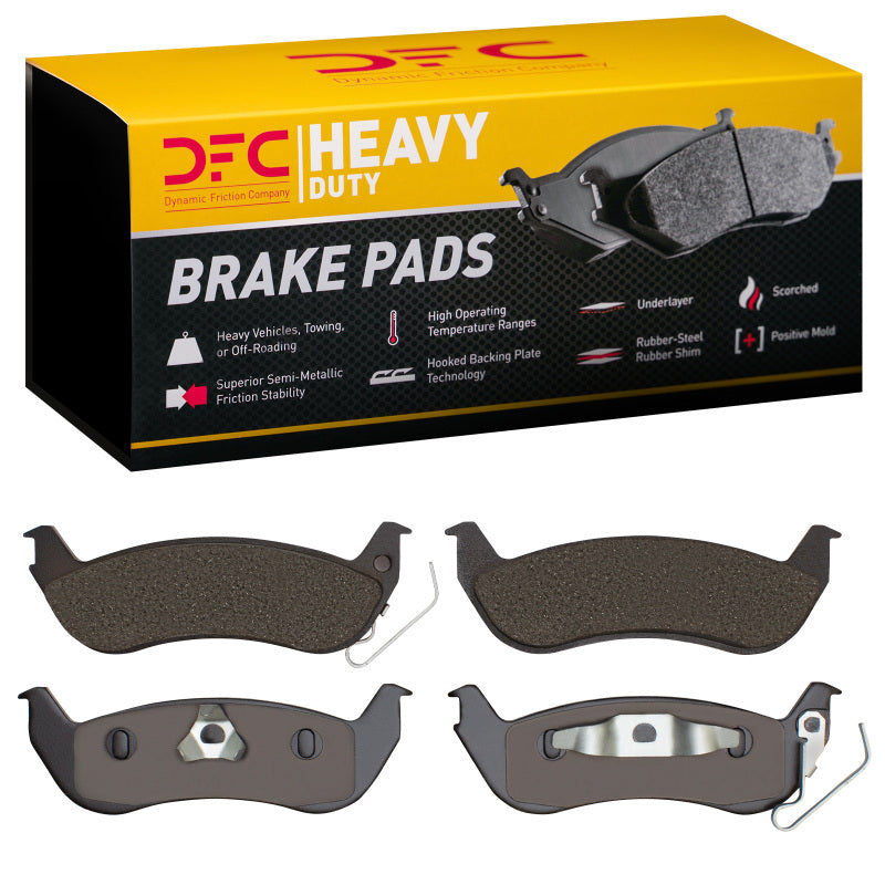 DFC 03-11 Ford Ranger (USA/Canada) Rear Heavy Duty Pads - Semi Metallic