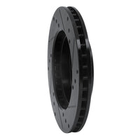 R1 Concepts R1 88-07 Dodge Colt Front Left Drilled & Slotted Black Brake Rotor