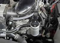 J&L 05-24 Toyota 4Runner 4.0L Driver Side Oil Separator 3.0 - Clear Anodized