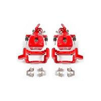 PowerStop Power Stop 08-09 Audi A3 Rear Red Calipers w/Brackets - Pair