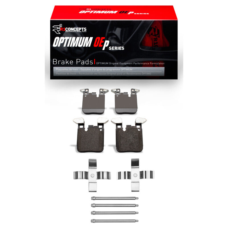 R1 Concepts R1 2012-2021 BMW 440I Gran Coupe Rear R1 Optimum OE Pads & Hardware Kit