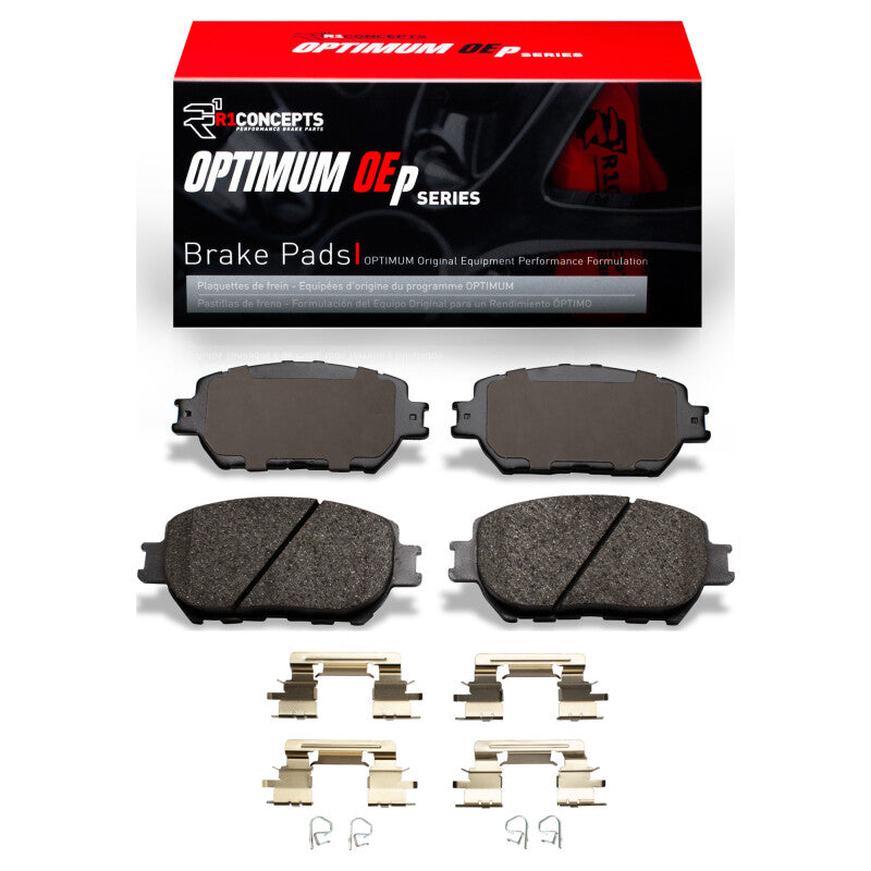 R1 Concepts R1 2002-2006 Toyota Camry Front R1 Optimum OE Pads & Hardware Kit
