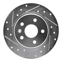 R1 Concepts R1 16-23 Chevrolet BOLT EV Rear Left Drilled & Slotted Silver Brake Rotor