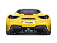Akrapovic 16-17 Ferrari 488 GTB/488 Spyder Slip-On Line (Titanium) w/ Carbon Tips