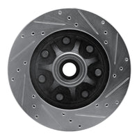 R1 Concepts R1 97-02 Ford F-150 RWD Front Left Drilled & Slotted Silver Brake Rotor