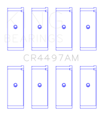 King Engine Bearings Mitsubishi 4G12 (Size +1.0mm) Connecting Rod Bearing Set