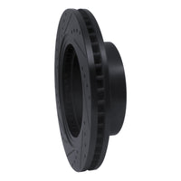 R1 Concepts R1 16-24 Nissan Titan XD Front Right Drilled & Slotted Black Brake Rotor