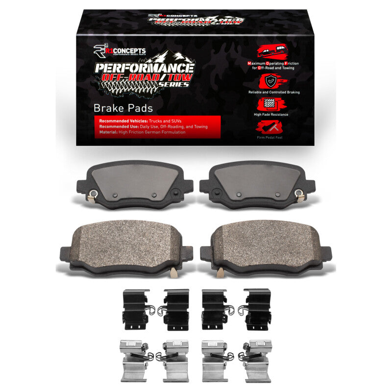 R1 Concepts R1 14-23 Chrysler 200 Rear Performance Off-Road/Tow Brake Pads & Hardware Kit
