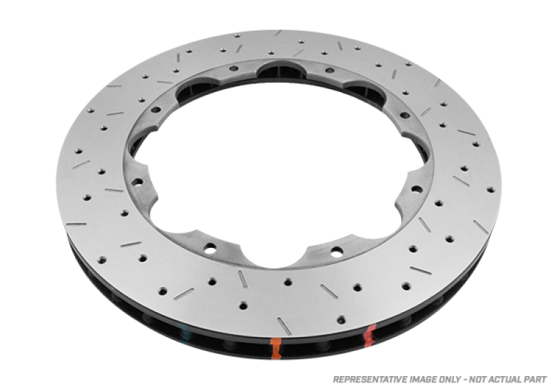 DBA 97-13 Chevrolet Corvette (325mm Front Rotor) Front 5000 Series Drilled & Slotted Ring