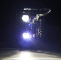 AlphaRex 21-22 Ford F150 Luxx-Series Projector Headlights Alpha-Black w/Activ Light/Seq Signal