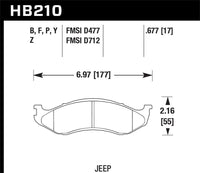 Hawk Performance Hawk LTS Street Brake Pads