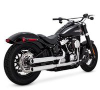 Vance and Hines Vance & Hines HD Softail 18-22 Eliminator S/OS Chrome Slip-On Exhaust