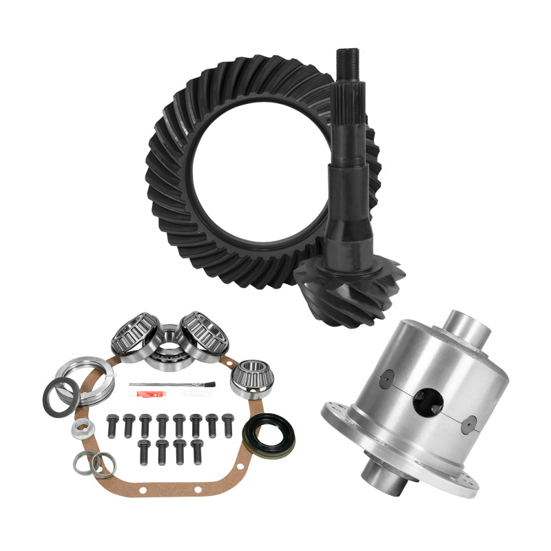 Yukon Gear & Axle Yukon Gear 10.5in Ford 4.56 Rear Ring & Pinion Install Kit 35 Spline Positraction