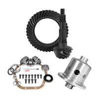 Yukon Gear & Axle Yukon Gear 10.5in Ford 4.56 Rear Ring & Pinion Install Kit 35 Spline Positraction