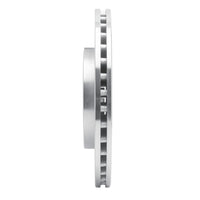 R1 Concepts R1 86-90 Chrysler Town & Country Front Right Drilled & Slotted Silver Brake Rotor