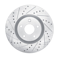 R1 Concepts R1 20-25 Ford BRONCO Sport Front Left Drilled & Slotted Silver Brake Rotor