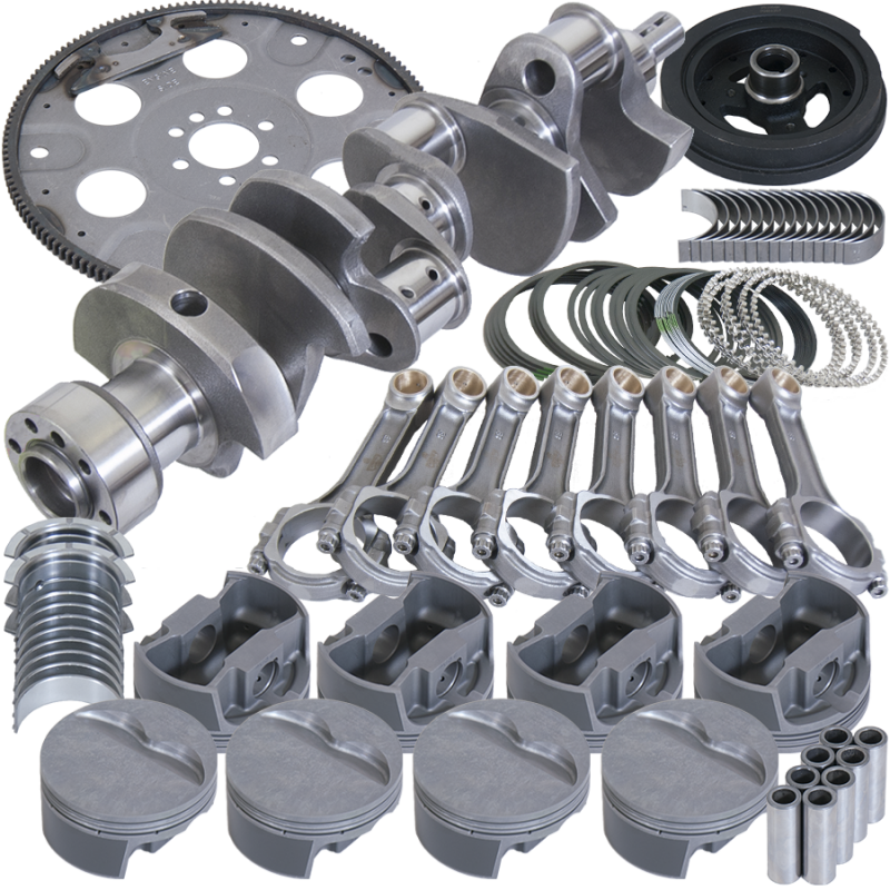 Eagle Chevy 350 3.750in Crank 5.700in I-Beam Rods -10cc 4.000in Pistons Balanced Assembly