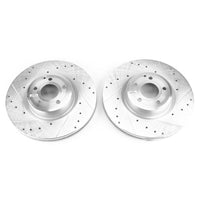 PowerStop Power Stop 15-16 Mercedes-Benz SL400 Front Evolution Drilled & Slotted Rotors - Pair