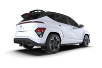 Rally Armor 24-26 Hyundai Kona N Line Black UR Mud Flap - White Logo
