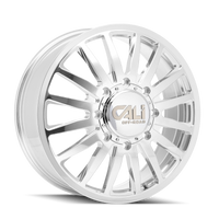 Cali Off-Road 9110D Summit Dually 22x8.25 / 8x210 BP / -232mm Offset / 154.2mm Hub Polished Wheel