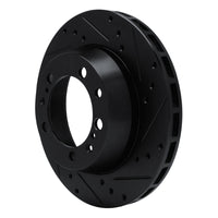 R1 Concepts R1 91-97 Porsche 911 Left Rear Drilled & Slotted Black Brake Rotor
