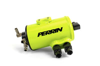 Perrin Performance PERRIN 02-14 Subaru WRX / 04-21 STI / 05-09 LGT & OBXT (w/FMIC Only) Air Oil Separator - Neon Yel.