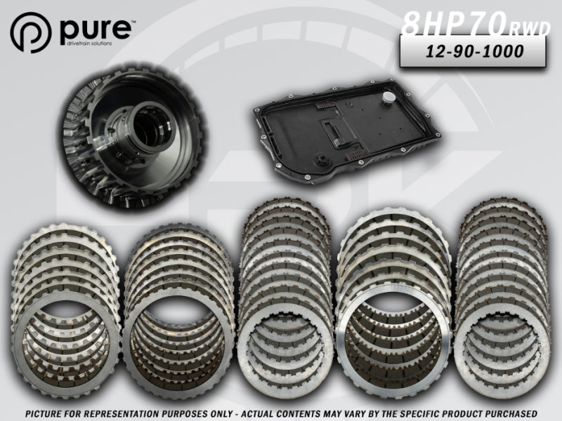 Pure Drivetrain Solutions Pure Drivetrain 8HP70 High Performance Transmission Hard Parts Kit - RWD - Stage 1