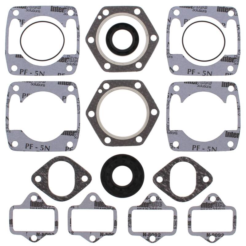 Vertex Pistons Vertex Gaskets  JLO-Cuyuna 2F400/2 6 Bolt Head FC/2 Complete Gasket Kit w/ Oil Seals