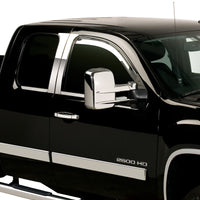 Putco 02-06 GMC Sierra EXT cab/Crew Cab (Front Only) - Excl Reg Cab Element Chrome Window Visors