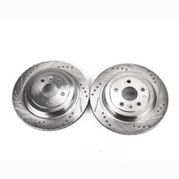 PowerStop Power Stop 08-14 Cadillac CTS Rear Evolution Drilled & Slotted Rotors - Pair