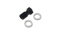 Vibrant Aluminum Banjo Bolt w/ 2 Washers (M12x1.5 20mm LG) - Anodized Black