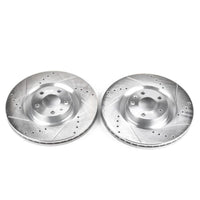 PowerStop Power Stop 04-09 Audi S4 Front Evolution Drilled & Slotted Rotors - Pair