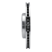 R1 Concepts R1 09-23 Dodge Challenger Front Left Drilled & Slotted Silver Brake Rotor