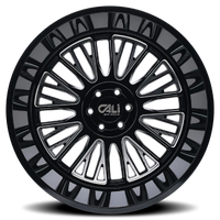 Cali Off-Road 9116 Vertex 20x10 / 6x139.7 BP / -25mm Offset / 106mm Hub Gloss Black Milled Wheel