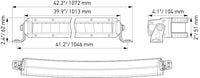 Hella Universal Black Magic 40in Tough Slim Curved Light Bar - Spot & Flood Light